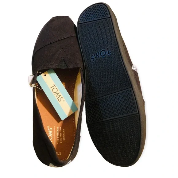 Toms Alpargata Canvas Youth Shoes size 5.5 - Picture 7 of 7